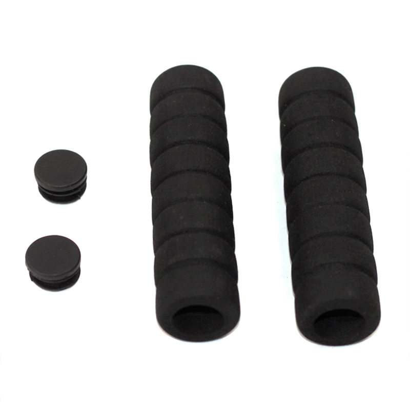 Empuñaduras de esponja suaves para manillar de bicicleta, 1 par, plegable, para brompton extralite kcnc, resistentes al agua: Default Title