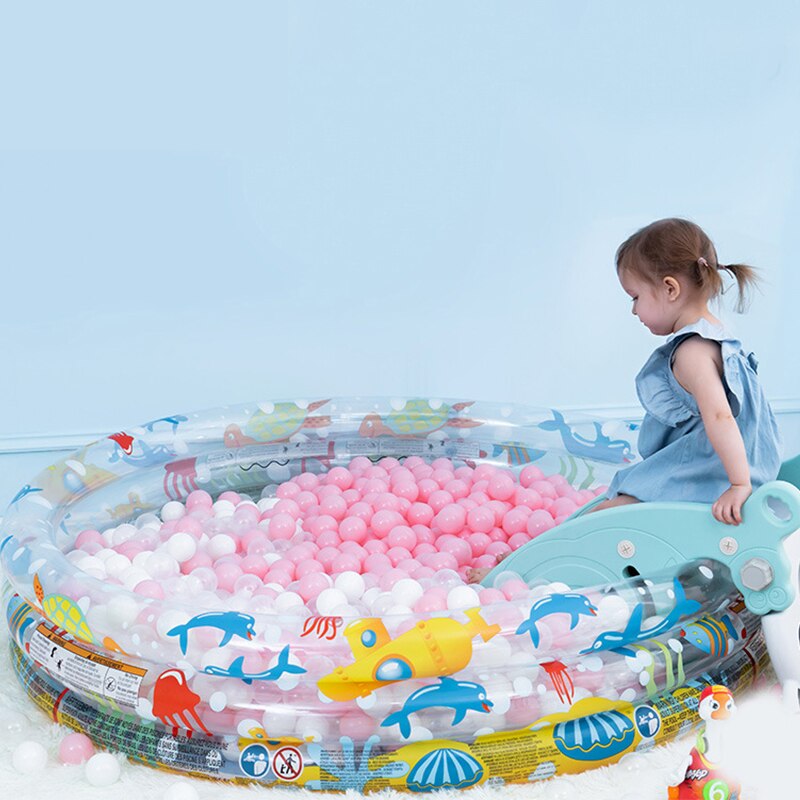 183*33CM Inflatable Plastic Circular Swimming Pool Undersea World Patter 3 level Swimming Pool Outdoor Pool