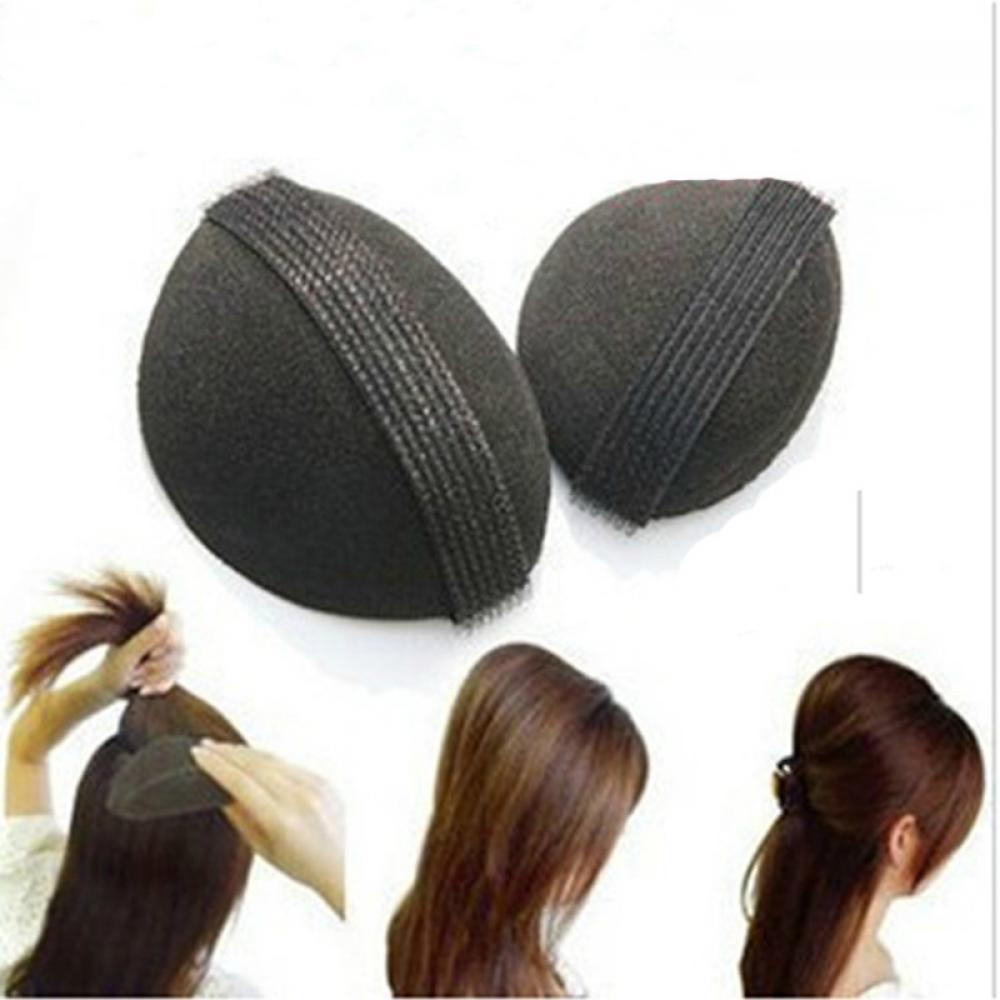 2Pcs Spons Hair Maker Styling Twist Magic Bun Haar Base Bump Styling Insert Tool Volume Hoofddeksels Lb