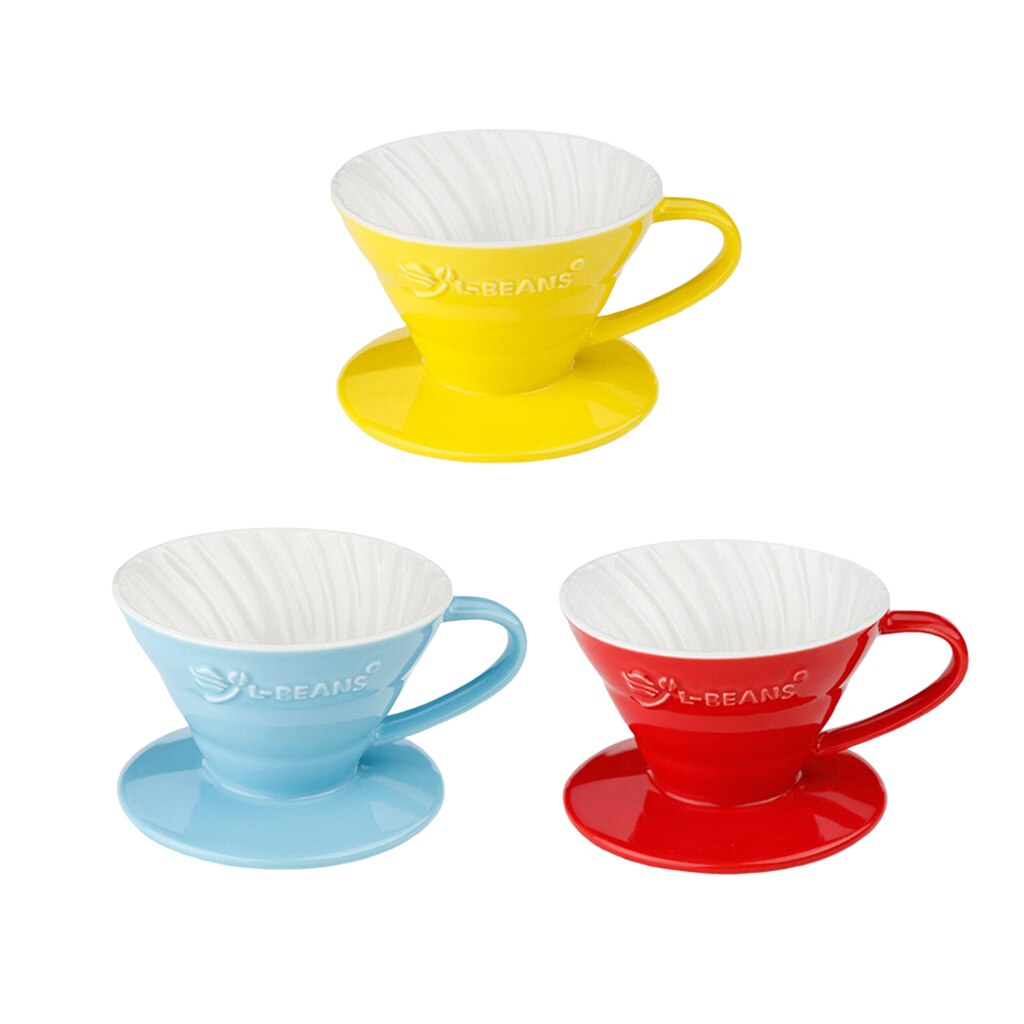 V60 Ceramic Manual Espresso Coffee Dripper Paper Filter Cup Coffee Maker