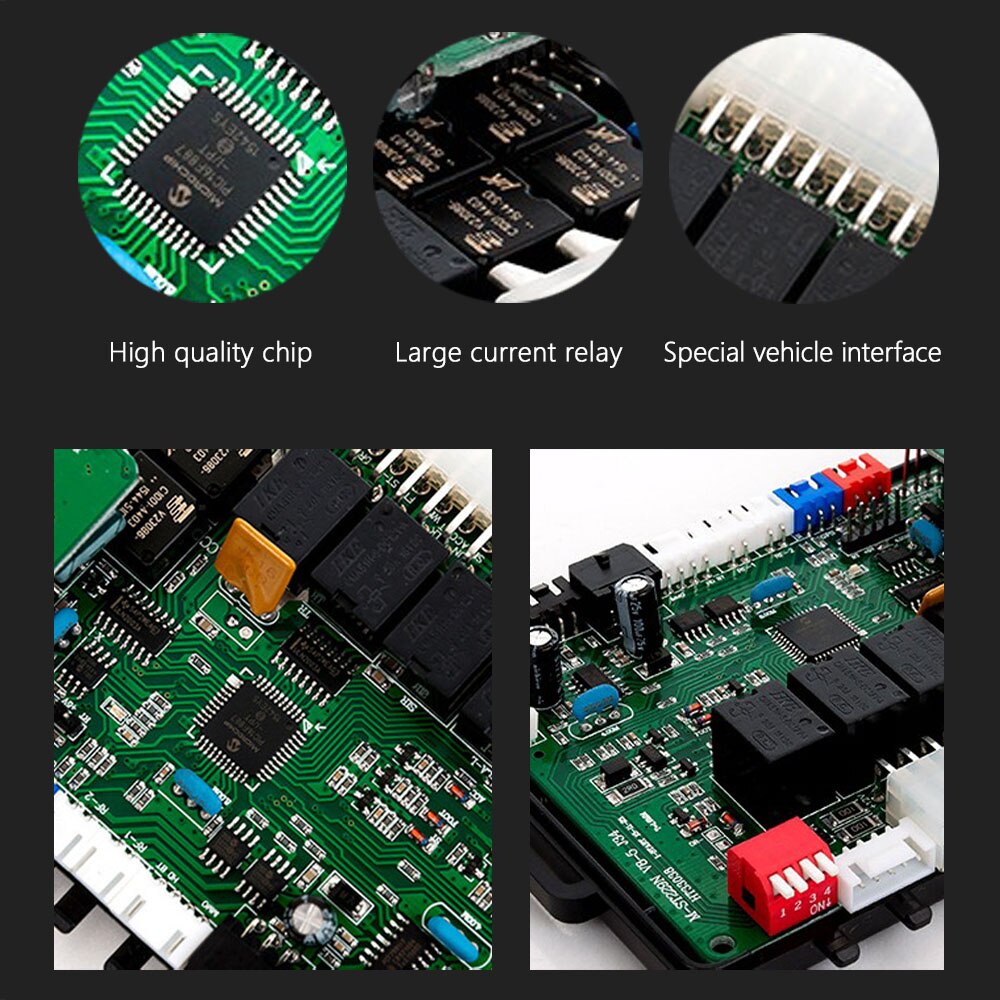 CHSKY RFID Push Engine Start Stop Button Keyless Start stop Entry Transponder Immobilizer Car Alarm System 12v Cars Car Styling