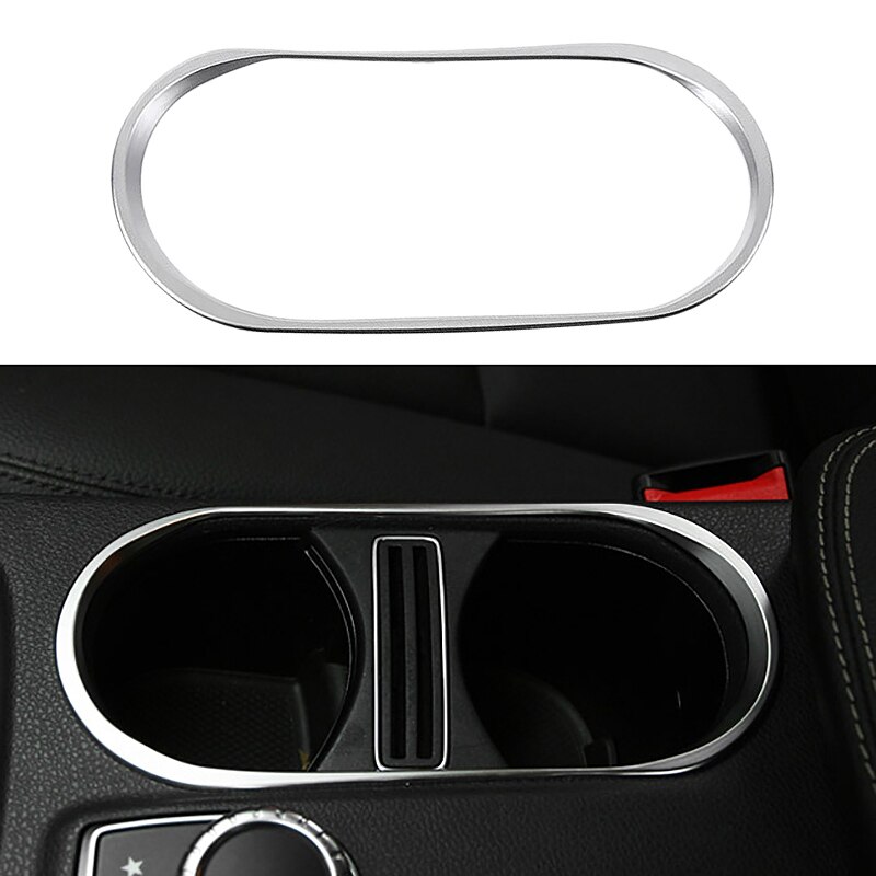 Supporto di Tazza del bicromato di potassio Della Copertura Trim per Mercedes Benz Cla 200 260 Gla una Classe W176 C117 A180 14-17 accessori Auto-Styling