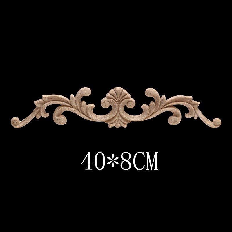 Europese Decal Houtsnijwerk Massief Houten Deur Hart Bloem Home Decoratie Retail En Hout Mouldings Hout Applique Muren: C45-5