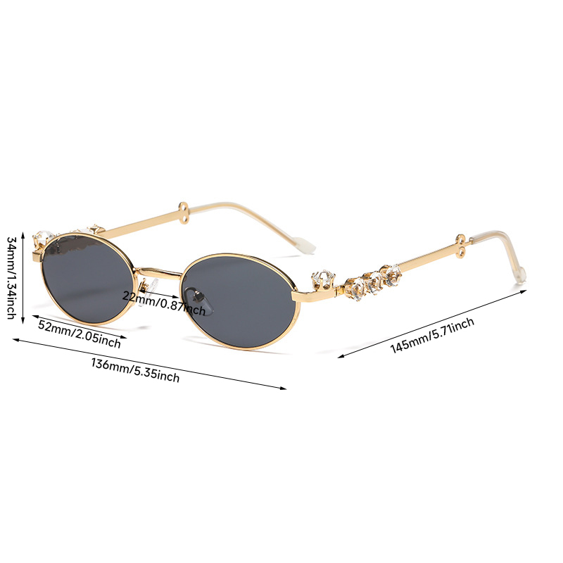 Óculos de sol diamante para mulheres, armação pequena, óculos de sol vintage, marca designer sunglass óculos strass, uv400, nova moda