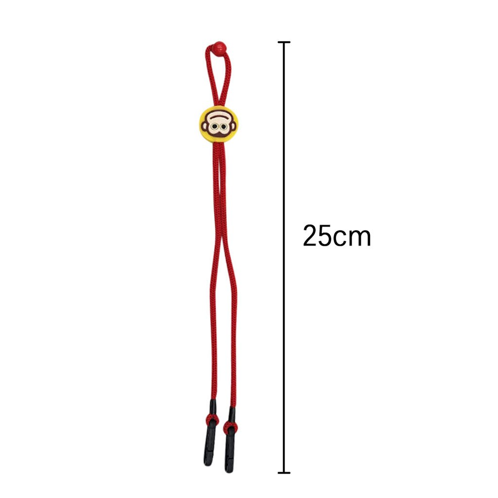 5 uds. De Mascarillas ajustables, cordón de máscara de seguridad práctico y práctico, soporte para oreja, cuerda, máscara facial portátil, cordón para colgar en el cuello