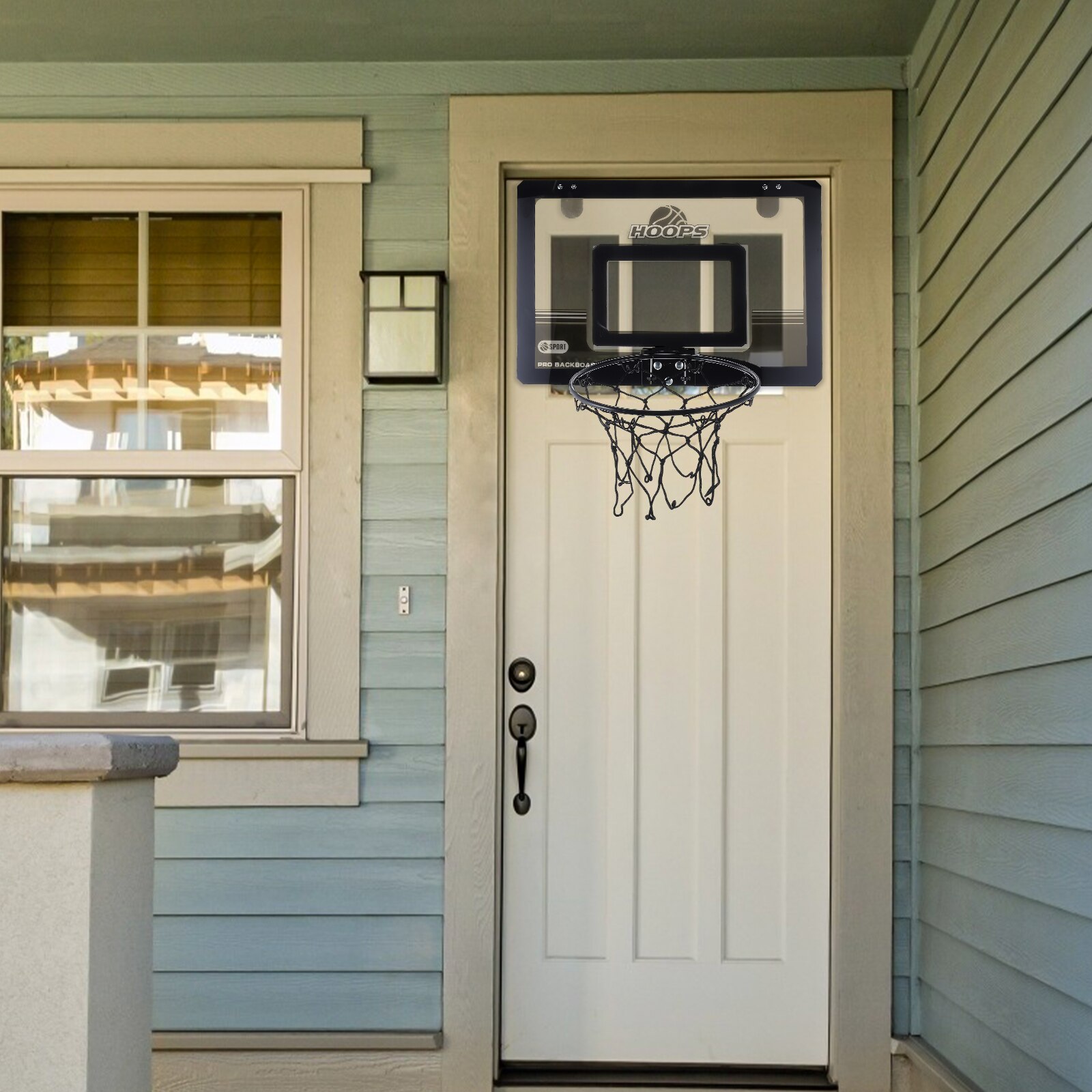 1 set of basketball hoop hanging board - punch-free basketball board