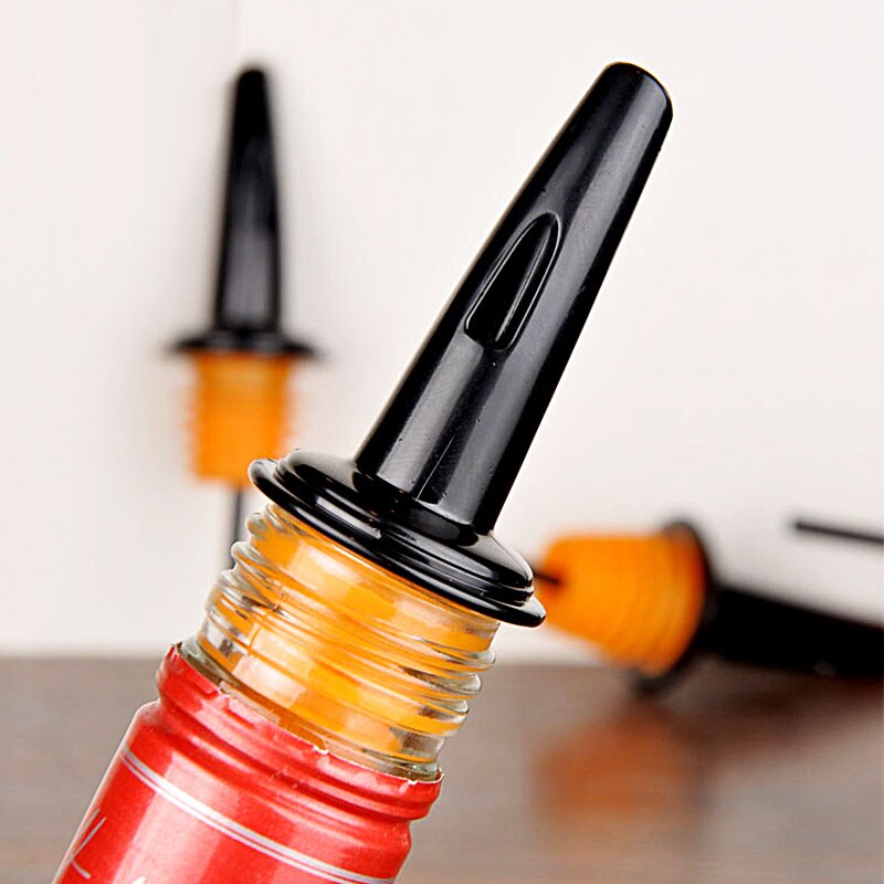 Vertedor de botellas de licor de plástico, tapón de boquilla, vertedor de velocidad, vinagre de cóctel, bebidas alcohólicas, , 50 Uds.