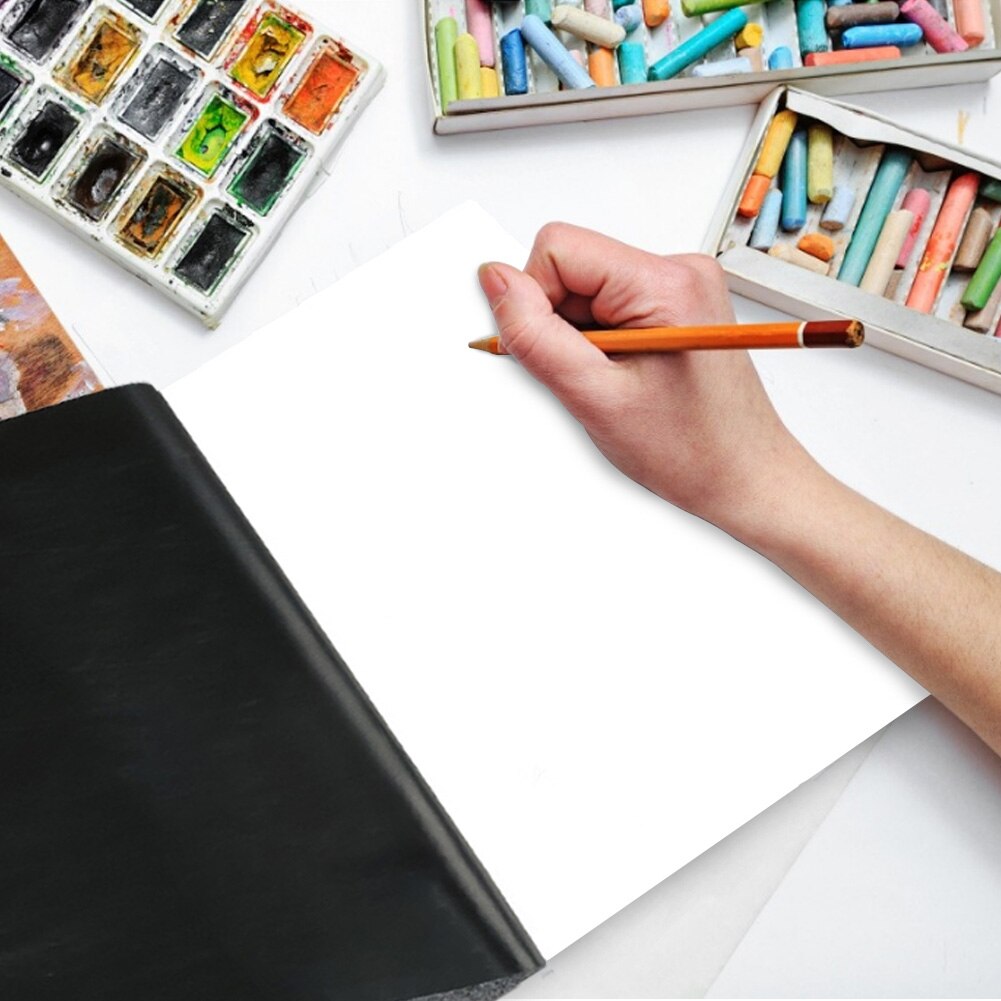 100 Sheets Paper A4 Size Thin Painting Accessories Legible Tracing Reusable Copy Clear Graphite Carbon Paper