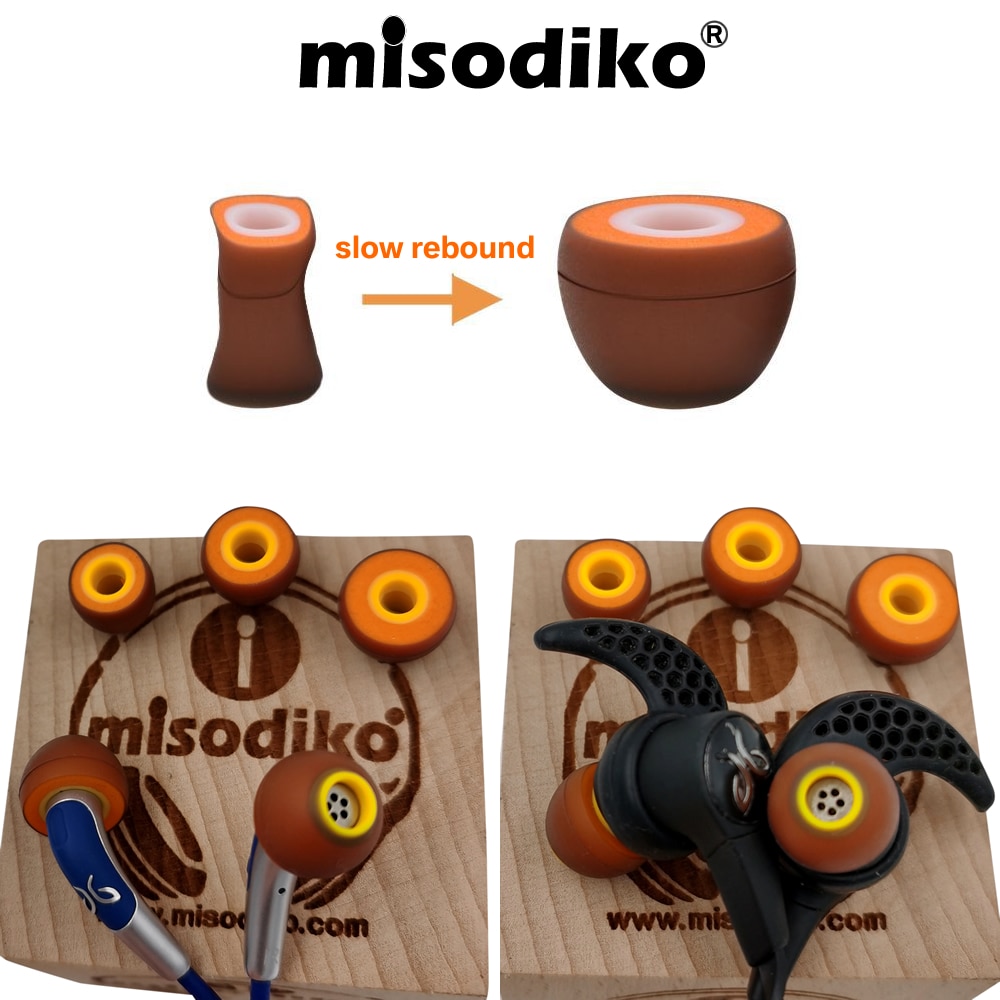 misodiko Mix460 Earbuds Ear Tips Eartips for Jaybird X4 X3 X2, BlueBuds X, Freedom 2, F5/ 1MORE/ Sony MDR XB55AP XB75AP EX650AP