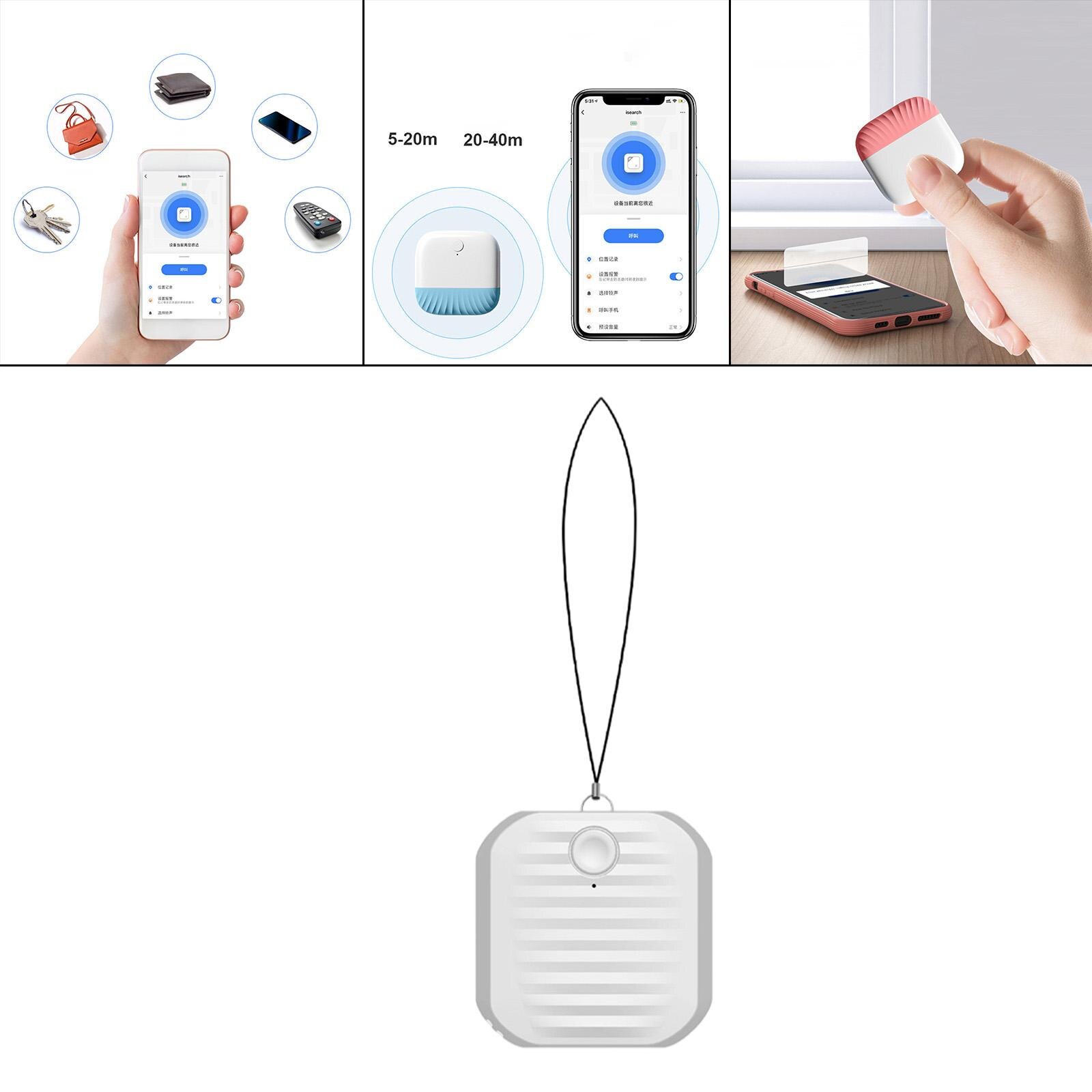 Draadloze Bluetooth Smart Tracker Anti-Verloren Alarm Kleine Devic Met Magnetische Ronde Voor Tuya App Controle Voertuigen Kinderen Huisdieren: B400
