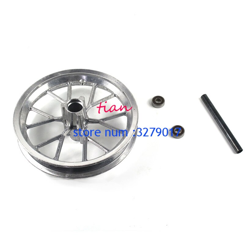 Llanta de aleación de aluminio para Mini Moto, llanta delantera y trasera de 222mm, apta para 49cc, Dirt Bike de bolsillo,