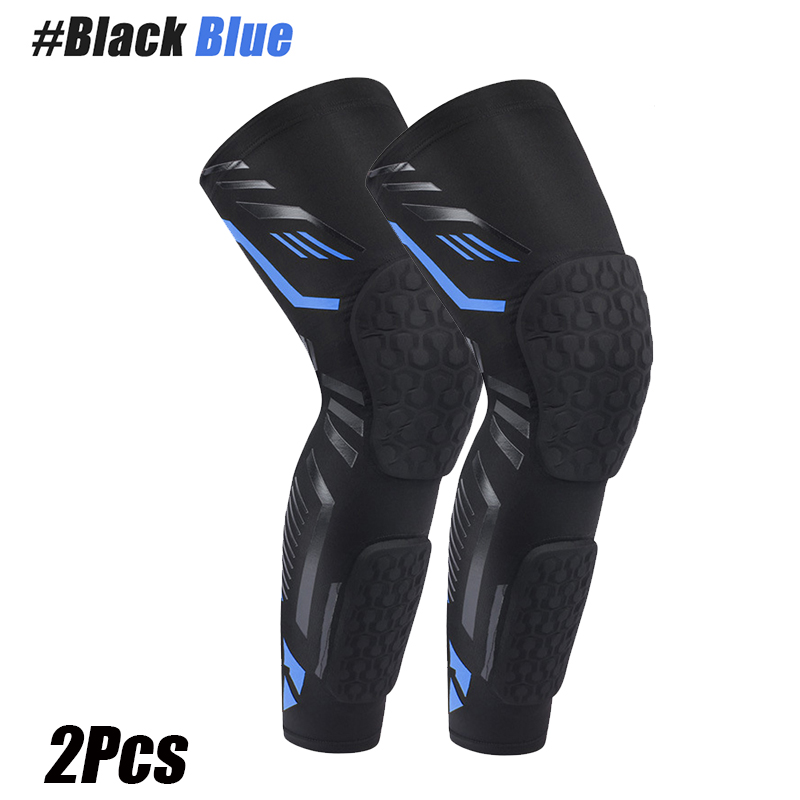 1/2PCS Knee Calf Padded Compression Leg Sleeve Thigh Sports Protective Gear Shin Brace Support for Football Volleyball Soccer