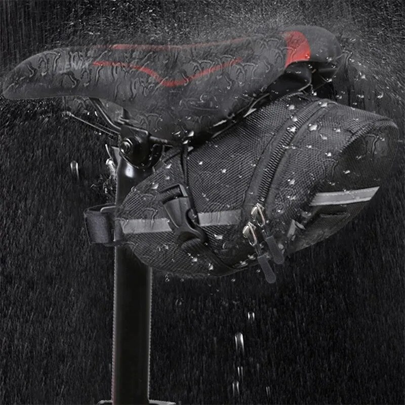 Herramientas de accesorios de ciclismo, bolsa trasera de liberación rápida para montaña, cojín para bicicleta de carretera, sillín, bolsa para bicicleta, accesorios para equipos