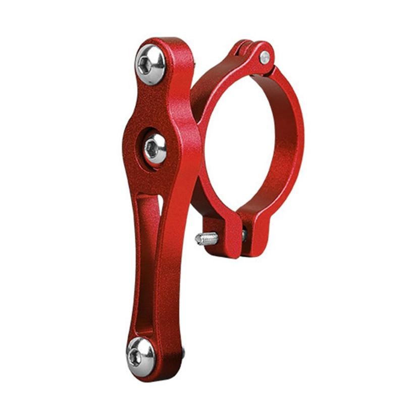 MTB Road Bike Bicycle Cycling Outdoor Water Bottle Clamp Bolt Cage Holder Adapter Support Aluminum Alloy Kettle Rack Mount: A Red