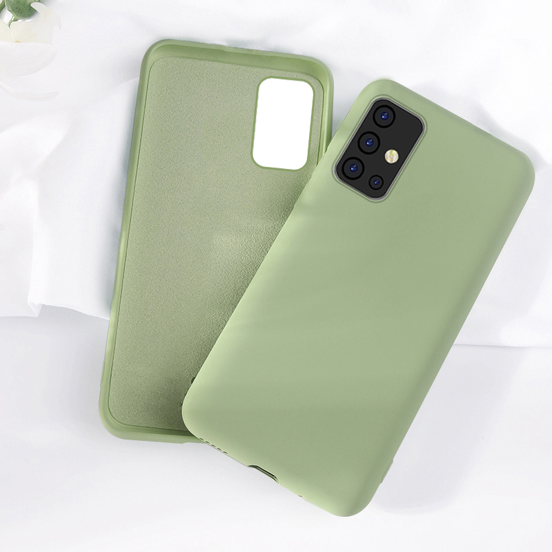 For Samsung Galaxy S20 Plus Case Liquid Silicone TPU Soft Cover Phone Cases Shockproof For Samsung Galaxy S20 Plus S 20: For Galaxy S20 Ultra / Green