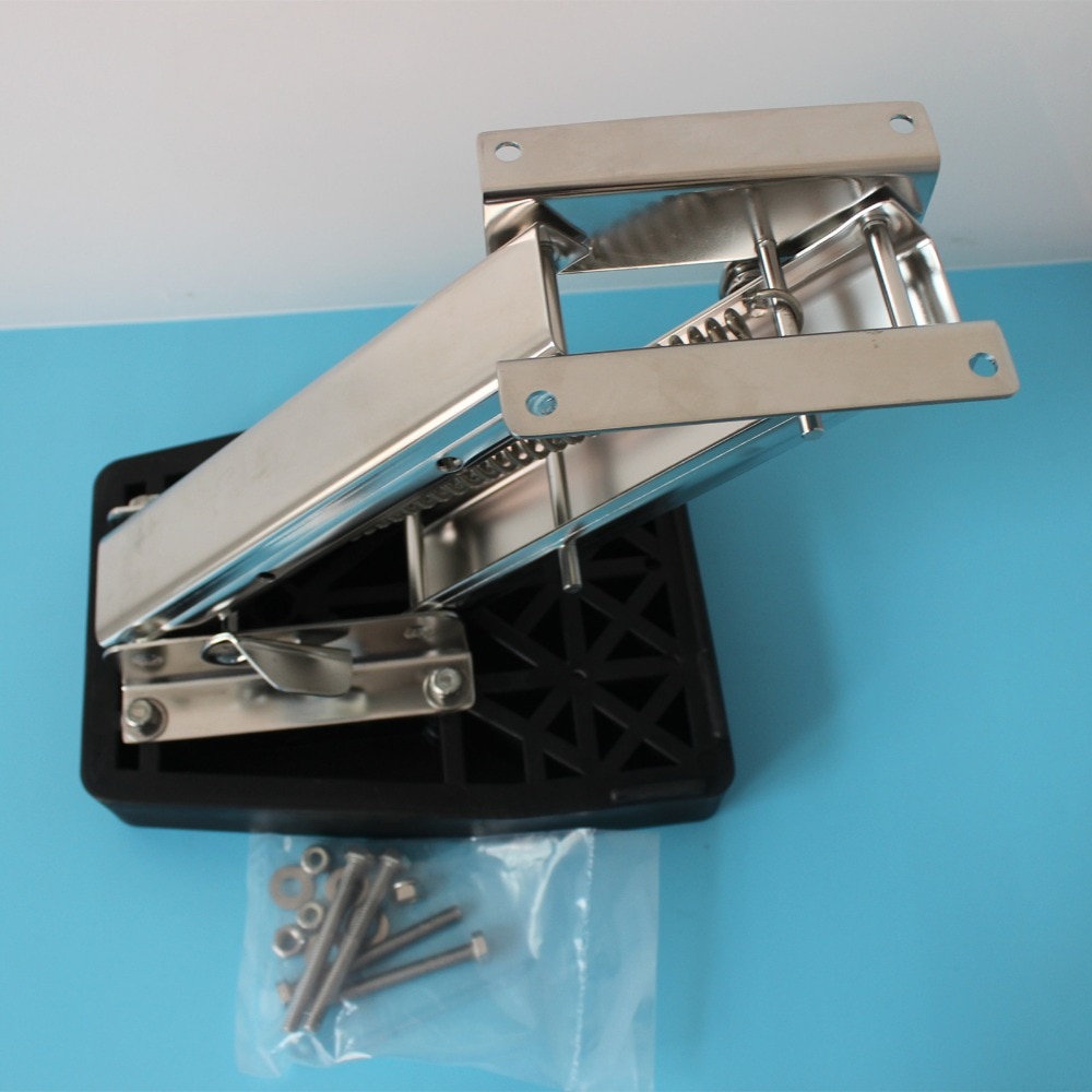 10 HP 2 Stroke Motors OUTBOARD AUXILIARY STAINLESS STEEL MOTOR BRACKET