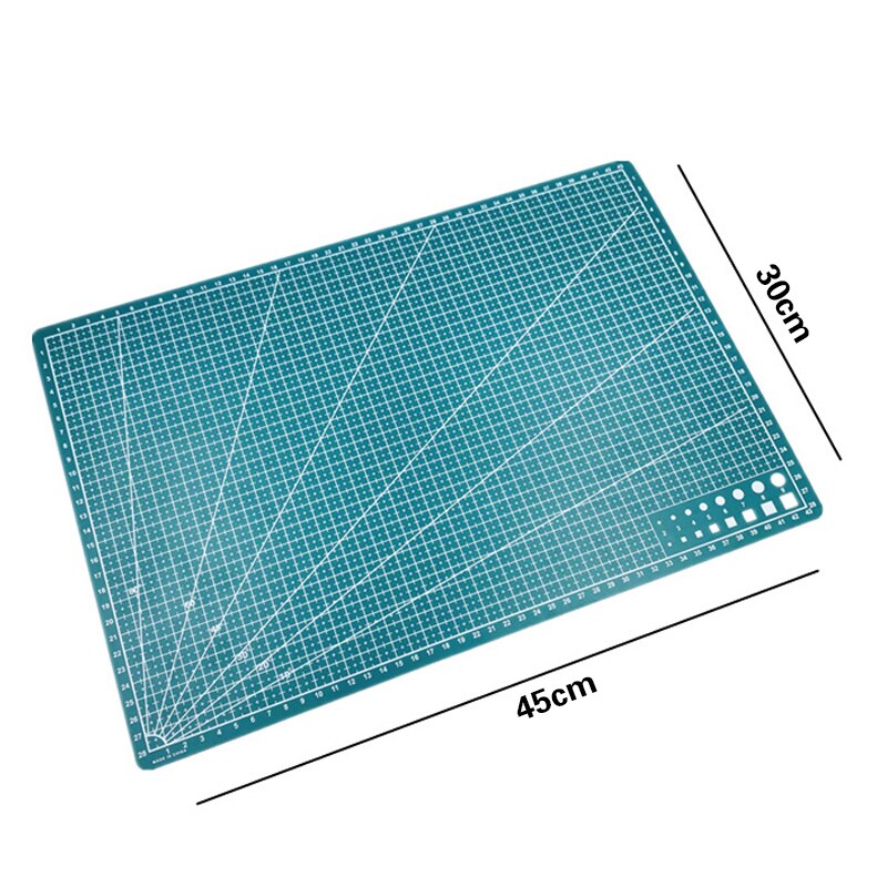 A3 Cutting Board Pvc Carving Rectangular Cutting Mat Grid Line Tool Plastic Patchwork Cut Pad DIY Sewing Supplie Tool: 2