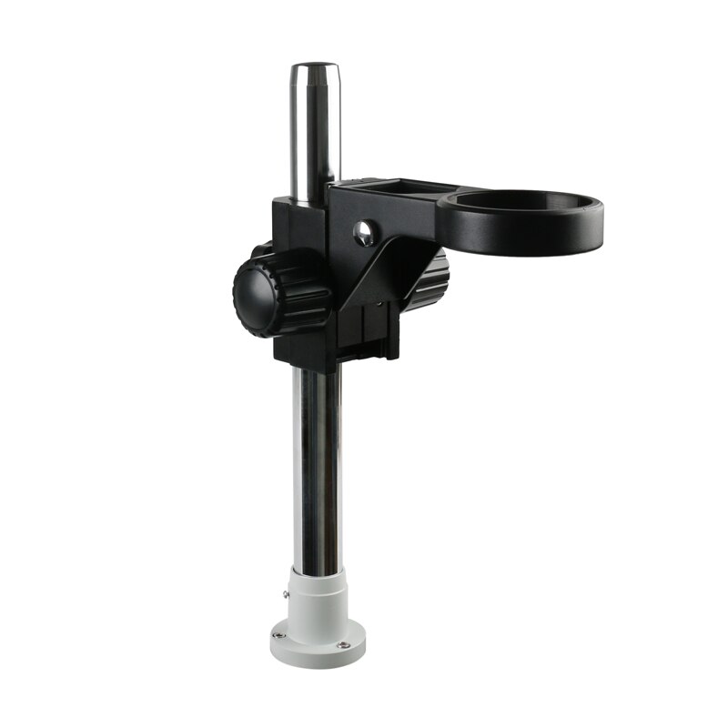 Desktop Table Stereo Microscope Adjustable Stand Microscope Bracket 76mm Ring Holder For Binocular Trinocular Microscope: black