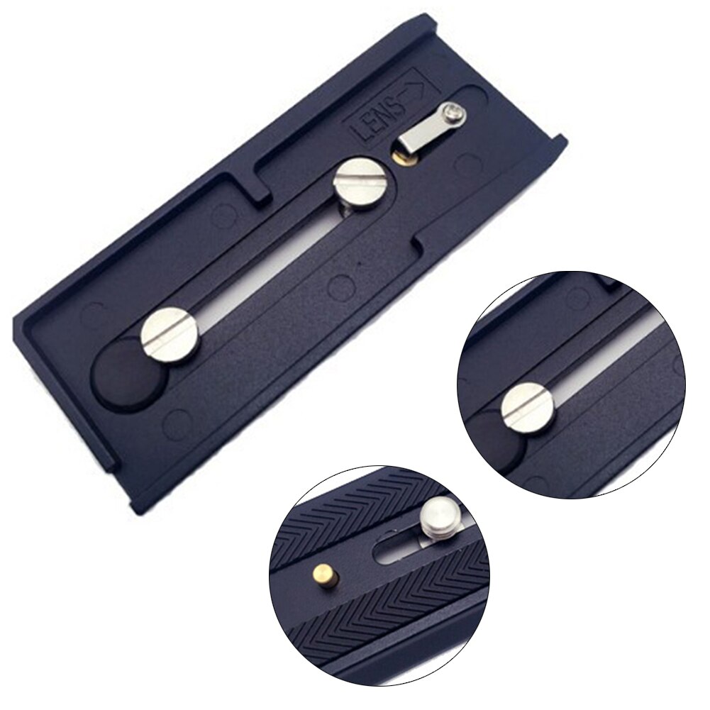 Accesorios para riel deslizante Placa de liberación rápida monópodos antideslizantes cámara de aleación de aluminio para exteriores para Manfrotto 500AH 501 577