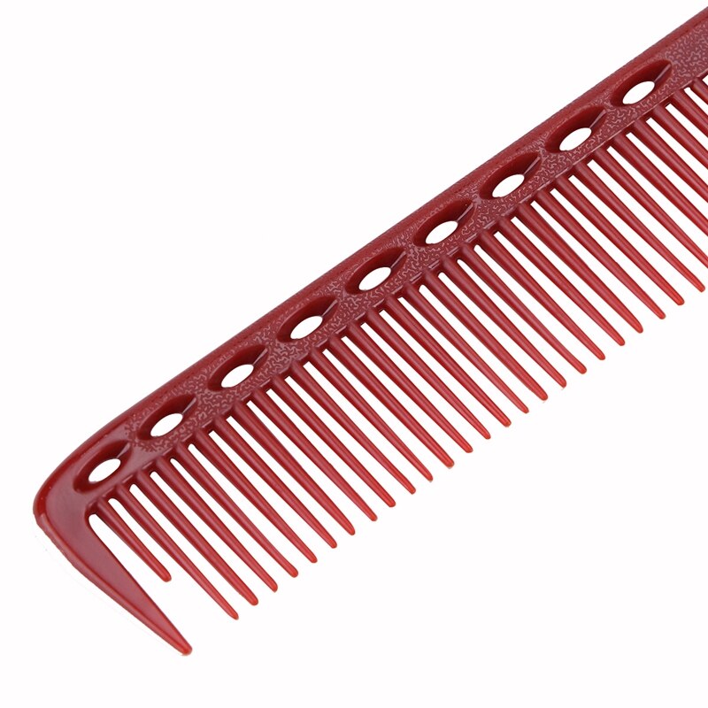 4Pcs/Set Anti-Static Red Hairdressing Comb Detangling Platic Straightening Comb Barber Hair Different Combs Set