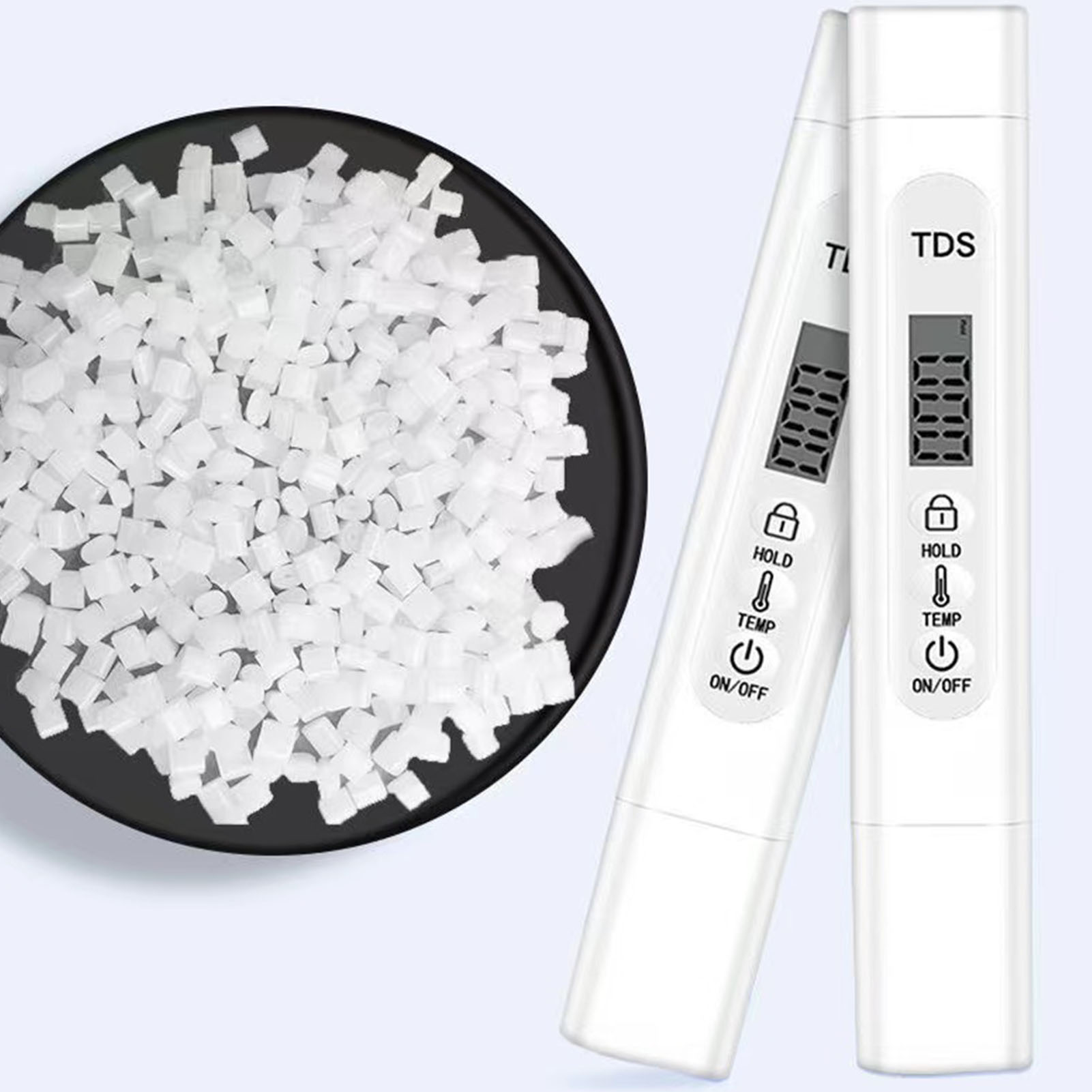 Testeur TDS Et Température De L'eau Raguso - Mesure 0-9990 Ppm, écran LCD, Pour Eau Potable, Piscines, Aquariums