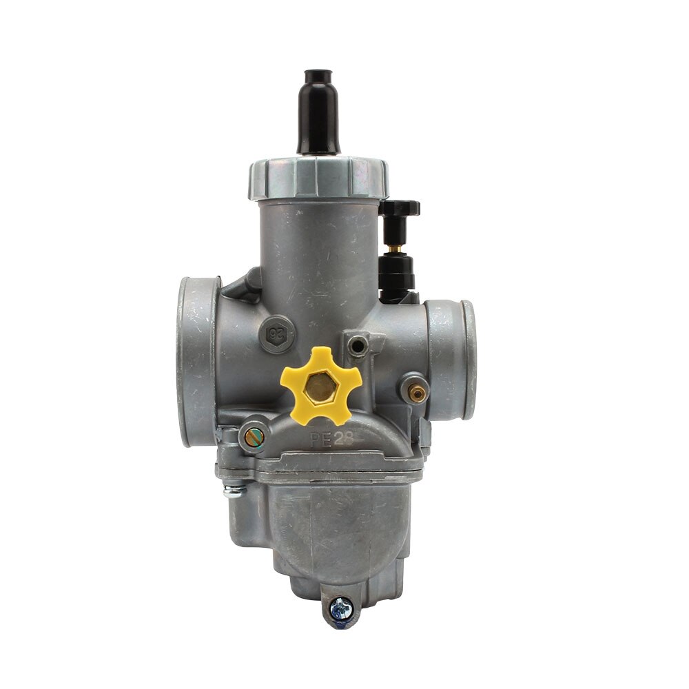 Carburador de motocicleta PE24 PE26 PE28, 24mm, 26mm, 28mm, deslizante plano, Manual, para Scooter, ciclomotor, ATV, Dirt Bike: 28mm Manual