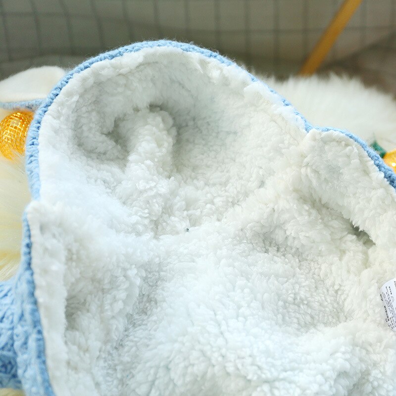 Épais chien vêtements hiver animaux chiens vêtements grand lapin oreille vêtements pour animaux de compagnie pour petits chiens moyens manteau veste produits pour animaux de compagnie York