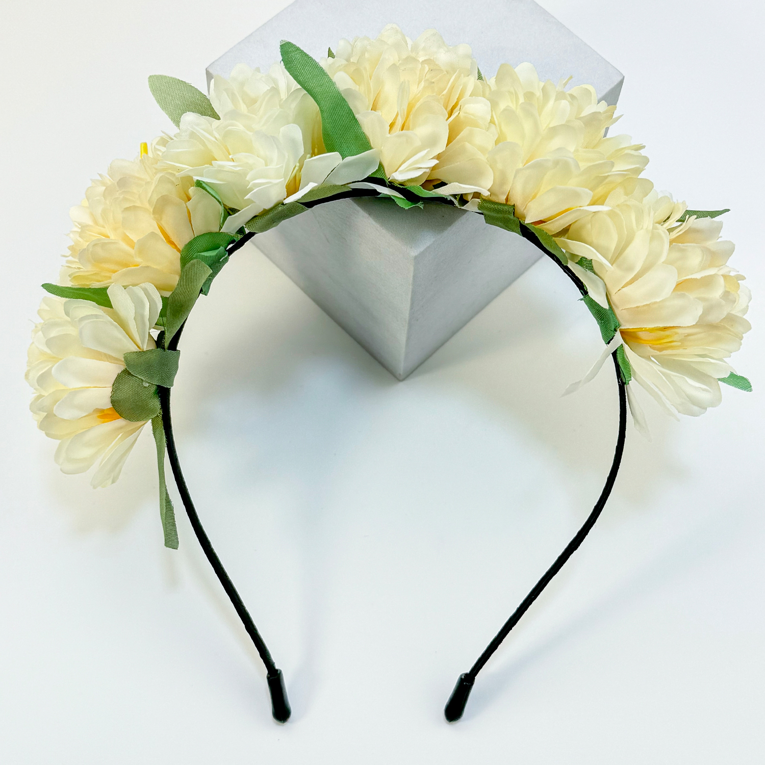 Diademas de flores para mujer y niña, tocado de boda, accesorios para el cabello para dama de honor nupcial, diademas florales para , 1 unidad: Verde