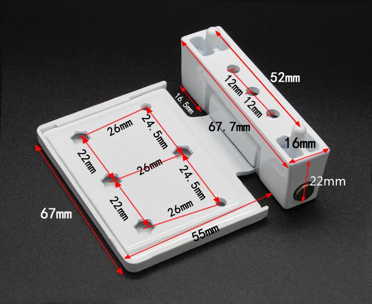 Out-swinging Window hinge Plastic Steel Out ward opening windows Hinges X2