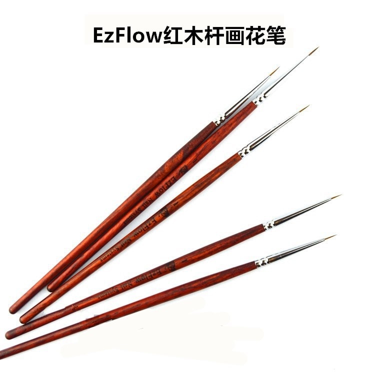 Ezflow Manicure Pen Tool/Kleine Nummer Pure Nertsen Haar Hua Hua Bi/Fluoresent Marker/Manicure Hua Hua bi Nail Schilderij Bloemen