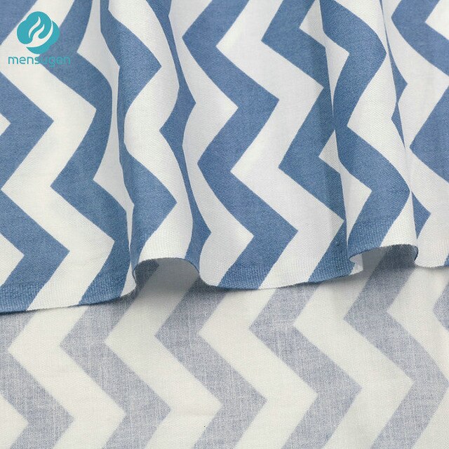 Mensugen crown chevron 100%  bomullstyg meter för patchwork quiltning baby sängkläder spjälsäng filt sömnad material: 9