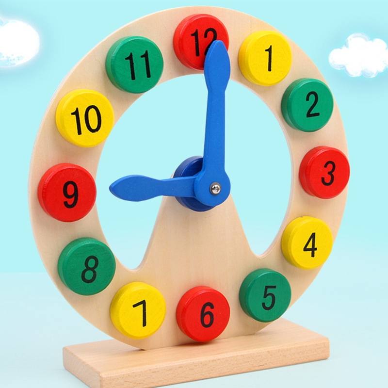 5.5x2.36x7.87in Children Lifelike Clock Math Train... – Vicedeal