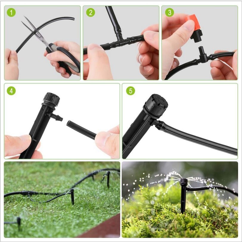 DIY Garden Water Intelligent Irrigation Kit Set Outdoor Tools Automatic Plant Micro Drip Watering System Agricultural Production