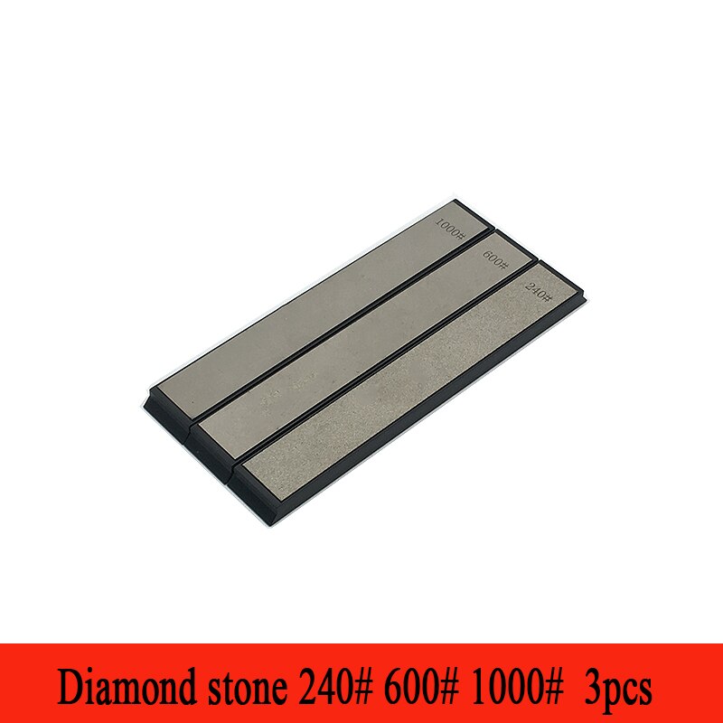 Diamant schärfen stein schleifstein Küche bar messer spitzer Schere Razor Whetstone Poliert leder anspitzer: 240 600 1000
