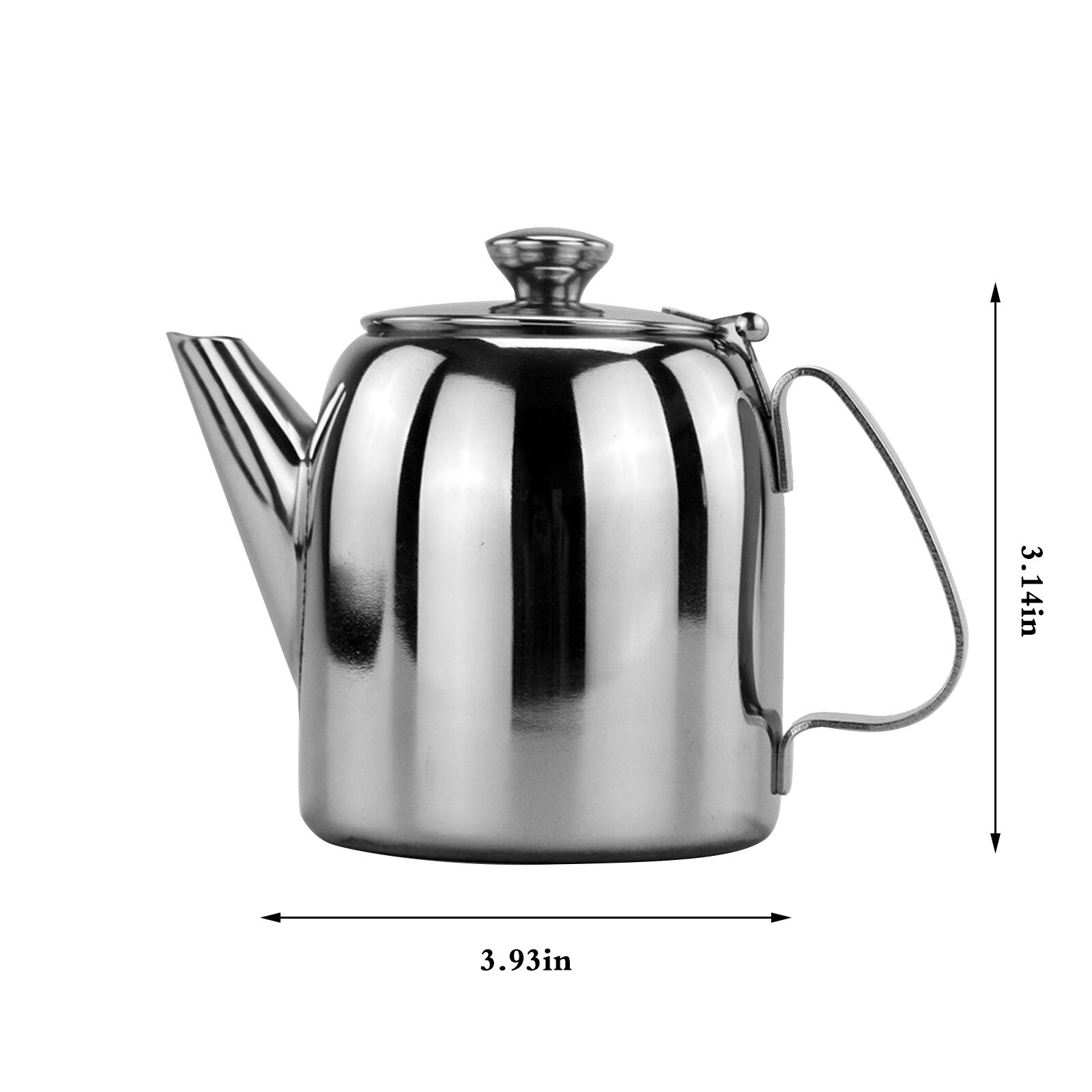 900ml Coffee Tea Pot 304 Stainless Steel Long Narrow Gooseneck Spout Kettle Hand Drip Kettle Pour Over Coffee pot With lid