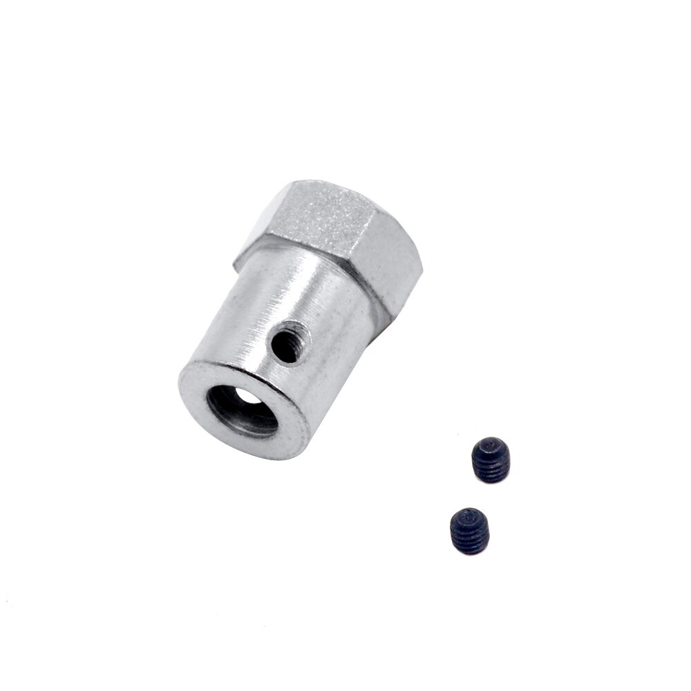 10pc Hexagonal Brass Coupling length 18mm Hex Connector Robot Accessories Shaft 3mm 4mm 5mm 6mm 7mm 8mmYellow Copper Screw Wheel