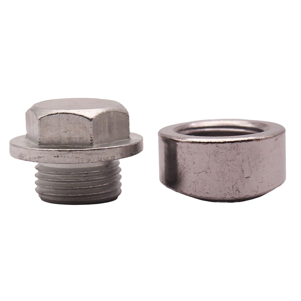 Oxygen-O2 Sensor, Stainless Steel, Welded on, Plug, Union Nut And