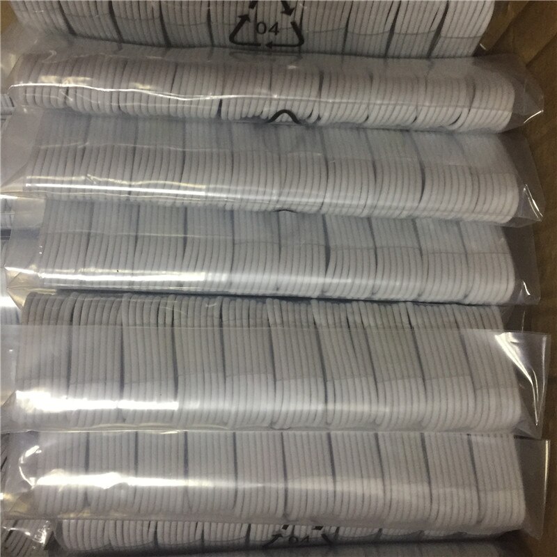 50 Stks/partij Usb Charge Kabel Voor Telefoon Xs Max Xr X 8 7 6 Plus 6S 5 Se opladen Kabels Mobiele Charger Cord OD3.0: i6