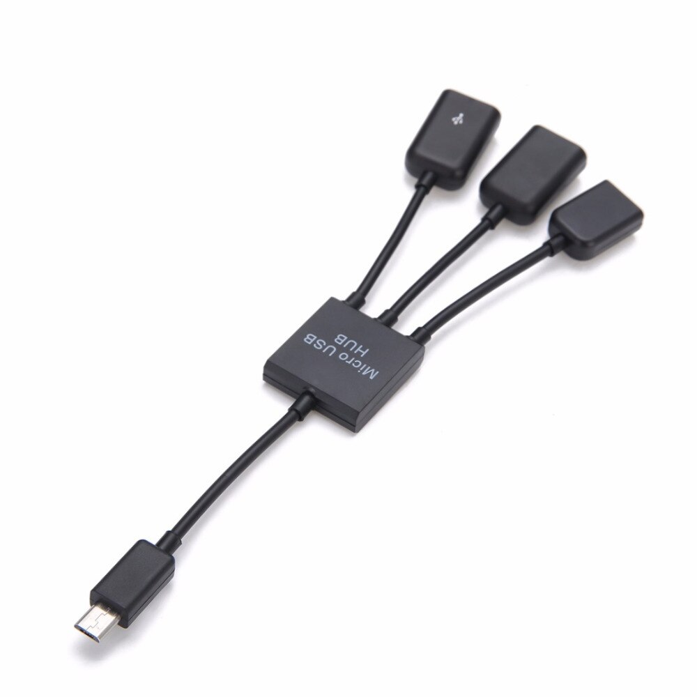 4 Port 3 In 1 Micro Usb Power Opladen Otg Hub Cable Adapter Converter Extender Voor Mobiele Telefoons Voor Samsung galaxy