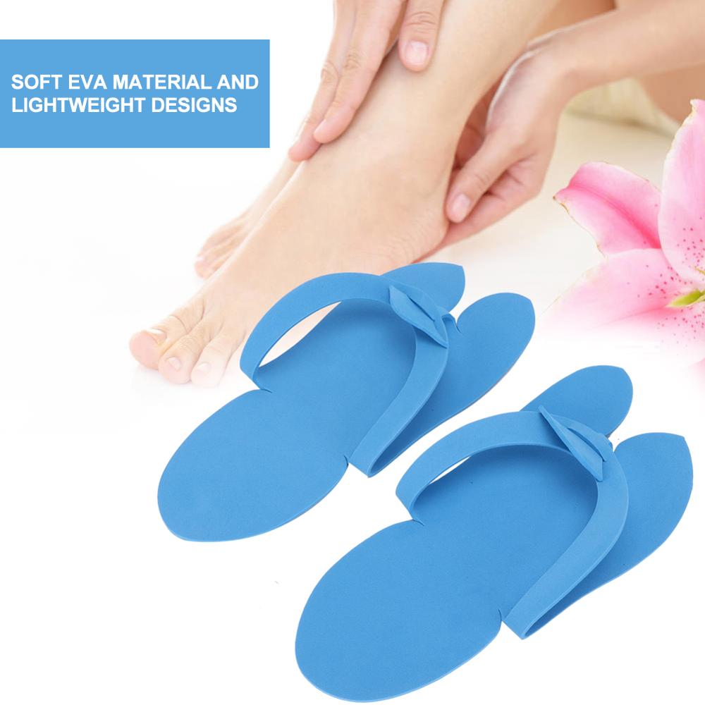 12 Pairs Disposable Spa Pedicure Slippers Nail Art Salon Home Sandals Flip-Flops 42 Portable Soft Flip-Flops Tools for hotels