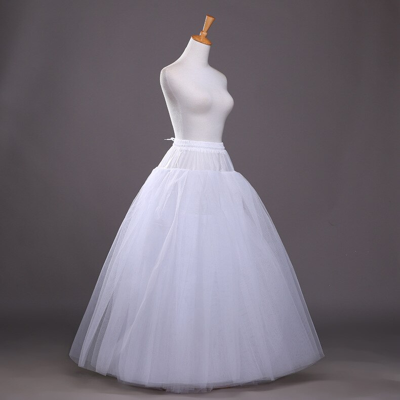 Witte Bruids Trouwjurk Petticoat Onderrok Bespaar Je Van Toilet Water