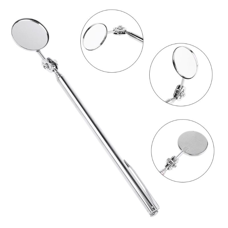 55cm Telescopic Inspection Mirror Car Angle View Tool Repair Extends up to 22" 55cm Universal 62KC