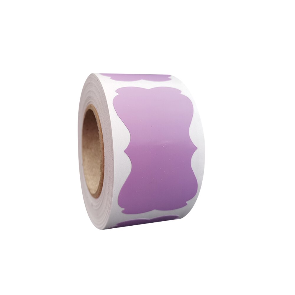 200Pcs Potten Voor Kruiden Voor Thuis Sticker Uitwisbare Waterdichte Beweegbare Blikjes Kleur Pvc Fles Schoolbord Stickers Voor Keuken Conv D: Light purple