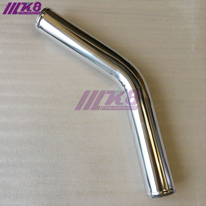 Tubo de Intercooler de 2 "pulgadas, 51mm, recto, 90 grados, 45 grados, 180 grados, J-TYPE, 2mm de espesor, tubo de aluminio artesanal, tubo de entrada de aire