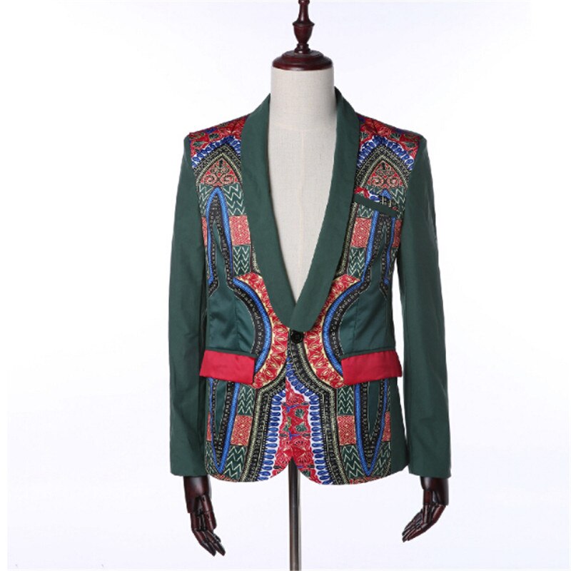 Fluwelen blazer heren bruin pak jas heren 2025 cadeau pak tops heren bruiloft casual print zakelijke partij uitloper jas heren jassen en jassen wit pak jas, Wit, M