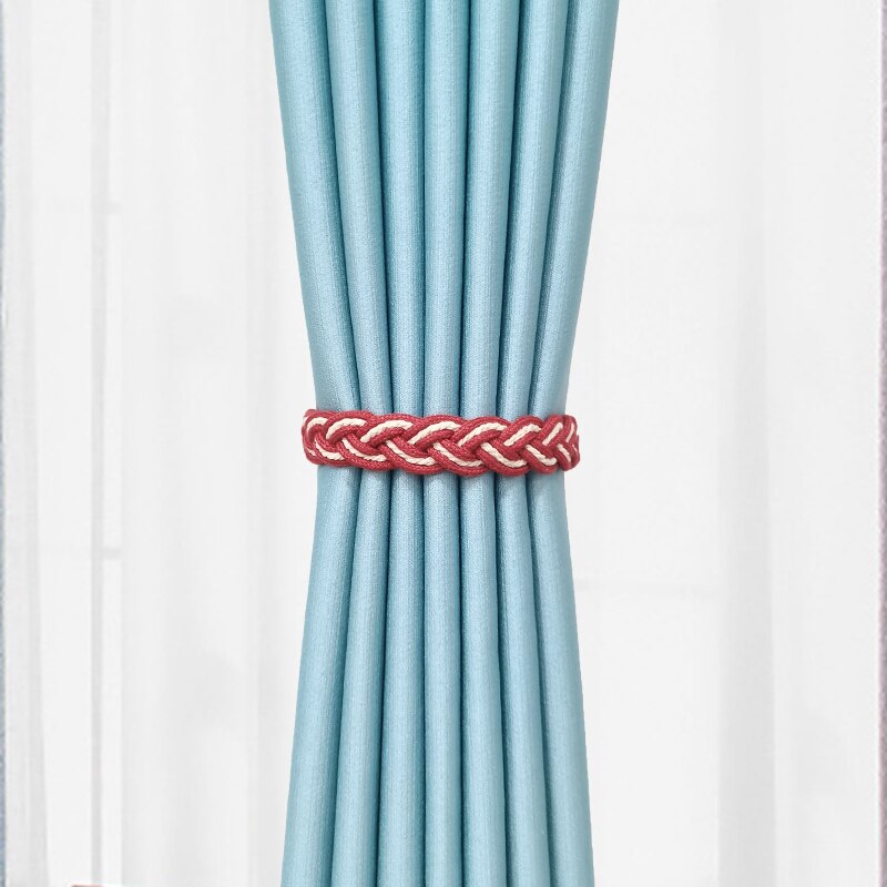 Pince à cordon pour rideaux, porte-rideau avec crochets et aimants: B7 No flowers 7