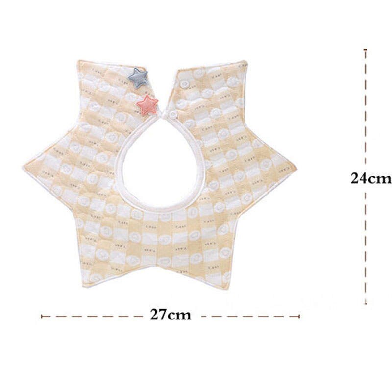 Balleenshiny, Baberos para bebés para niñas, material de algodón para bebés, bufanda impermeable para bebés, Collar de comida a presión, baberos, accesorios para bebés