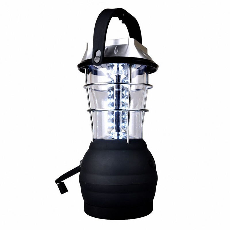 Solar Lantaarn 5 Modus Hand Crank Dynamo 36 Led Oplaadbare Camping Lantaarn Noodverlichting, ultra Heldere Led Lantaarn-Camping: Default Title