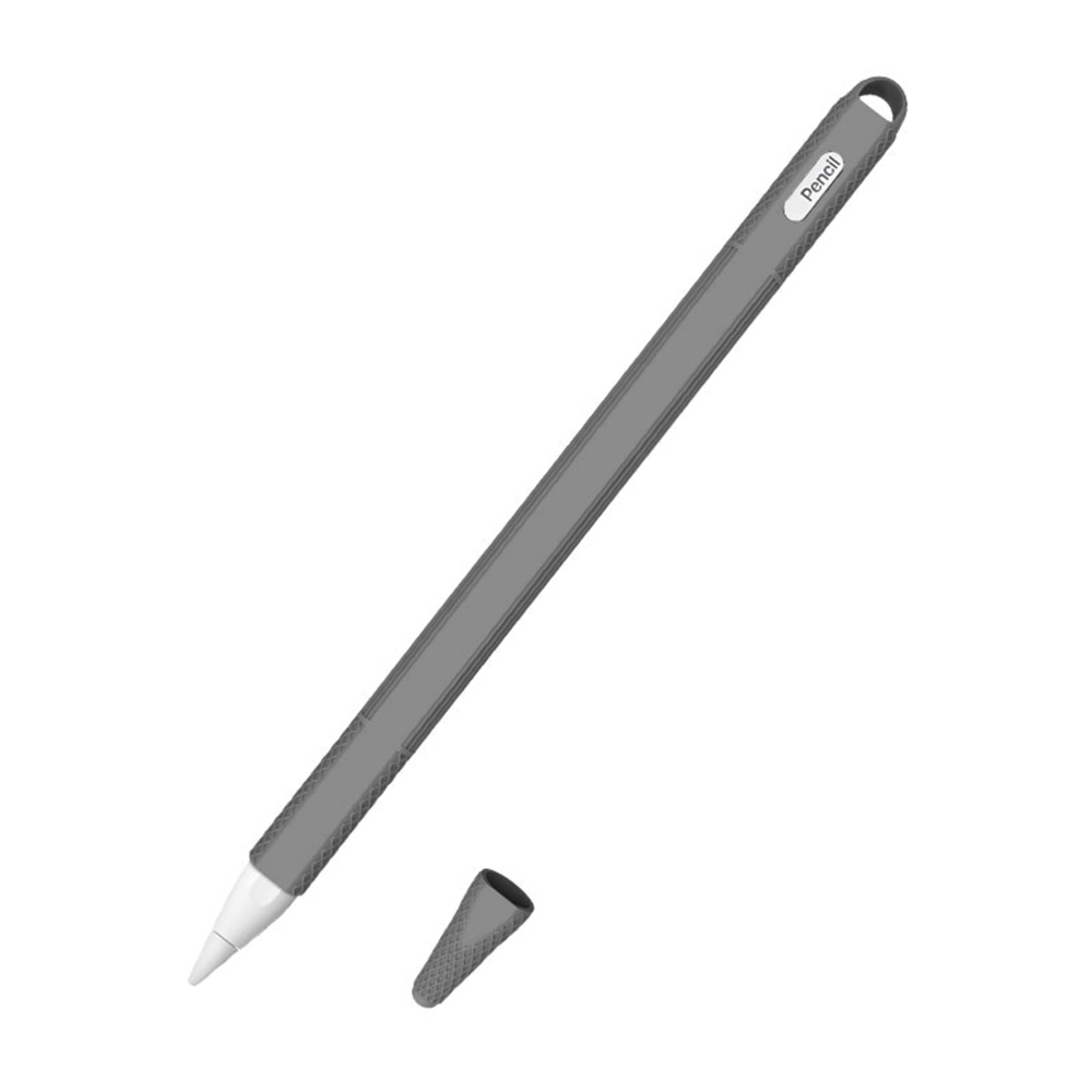 Case For Apple Pencil 2nd Generation For Apple Pencil 2 Holder Premium Silicone Cover Sleeve For iPad Pro 12.9 11 inch Pen: grey