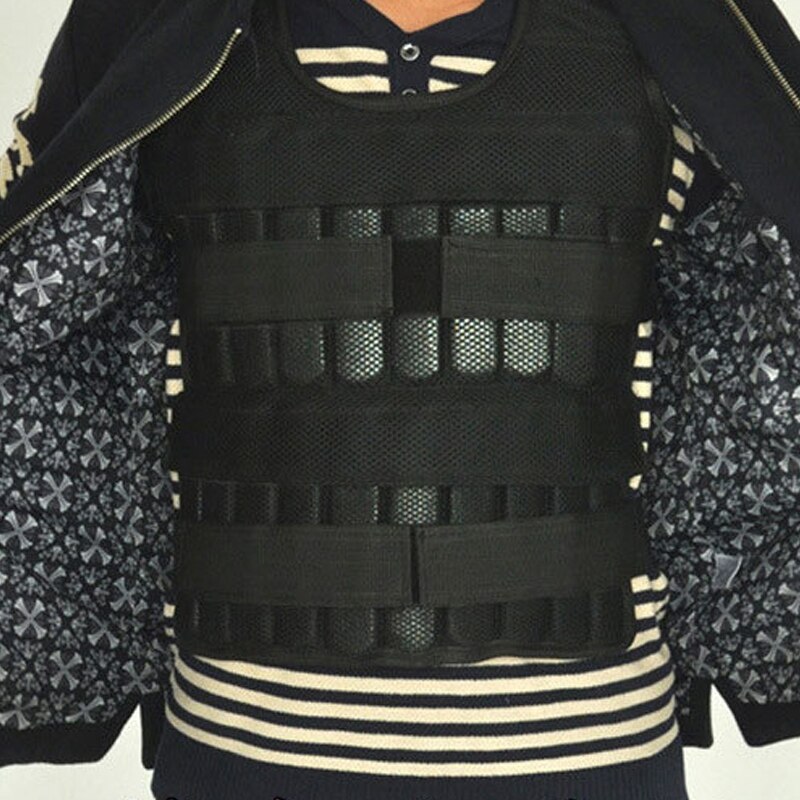 Chaleco de peso de carga para boxeo, entrenamiento de pesas, equipo de gimnasio, chaleco ajustable, chaqueta, ropa de arena
